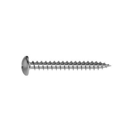  Lot de 25 vis acier tête ronde diamètre 4 mm x l.35 mm Standers STANDERS - Sanifer Tamatave