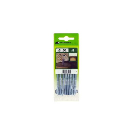  Lot de 8 vis acier x l.50 mm Standers STANDERS - Sanifer Tamatave
