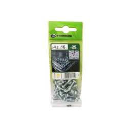  Lot de 25 vis autoperceuse acier tête fraisée phillips x l.16 mm Standers STANDERS - Sanifer Tamatave