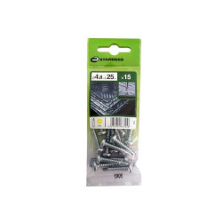  Lot de 15 vis autoperceuse acier tête fraisée phillips x l.25 mm Standers STANDERS - Sanifer Tamatave