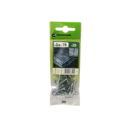  Lot de 25 vis autoperceuse acier tête fraisée phillips x l.19 mm Standers STANDERS - Sanifer Tamatave