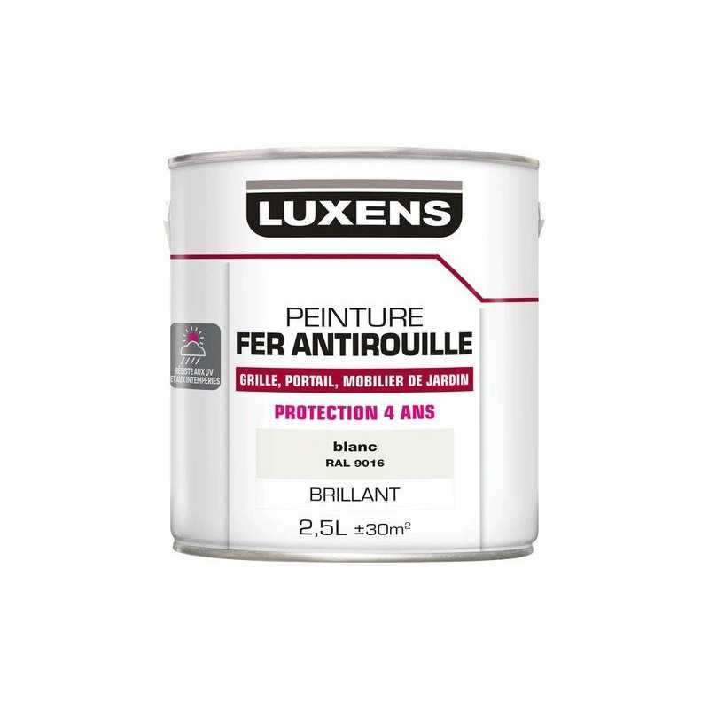  Peinture fer extérieur luxens blanc glossy 2 5 l LUXENS - Sanifer Tamatave