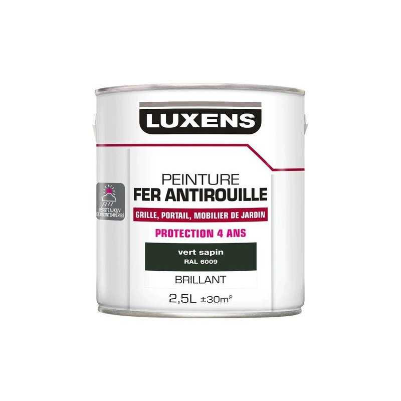  Peinture fer extérieur luxens vert sapin glossy 2 5 l LUXENS - Sanifer Tamatave