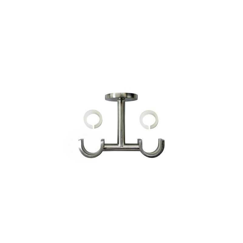  Support extensible tringle à rideau 20 mm argent clair  Inspire INSPIRE - Sanifer Tamatave