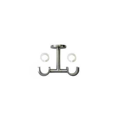  Support extensible tringle à rideau 20 mm argent clair  Inspire INSPIRE - Sanifer Tamatave