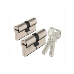  Lot de 2 cylindres de serrure l 30 + 30 mm STANDERS - Sanifer Tamatave