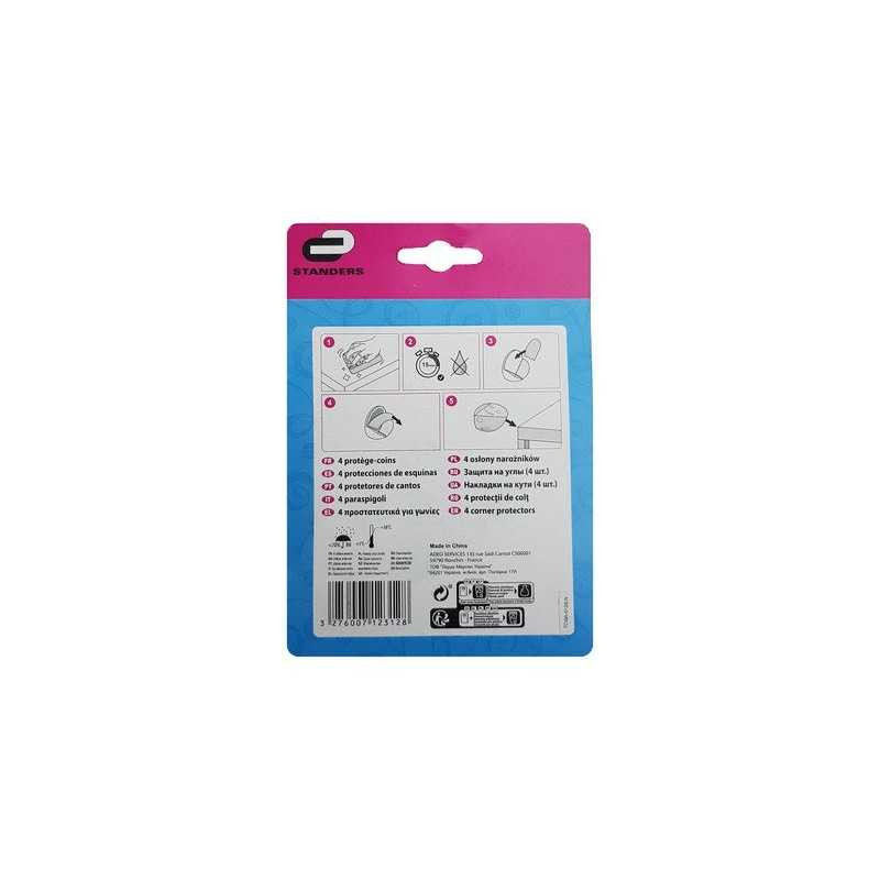  Lot de 4 protections d'angle transparent  Standers STANDERS - Sanifer Tamatave