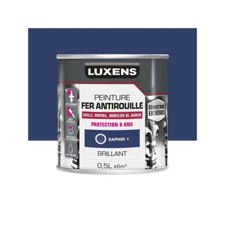  Peinture fer extérieur luxens saphir 1 glossy 0 5 l LUXENS - Sanifer Tamatave
