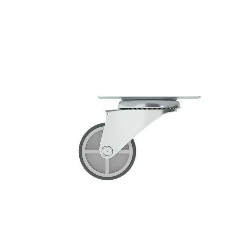  Roulette pivotante à platine diamètre 40 mm STANDERS - Sanifer Tamatave