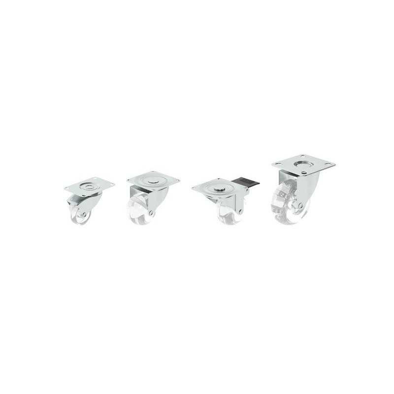  Roulette fixe à platine diamètre 50 mm STANDERS - Sanifer Tamatave