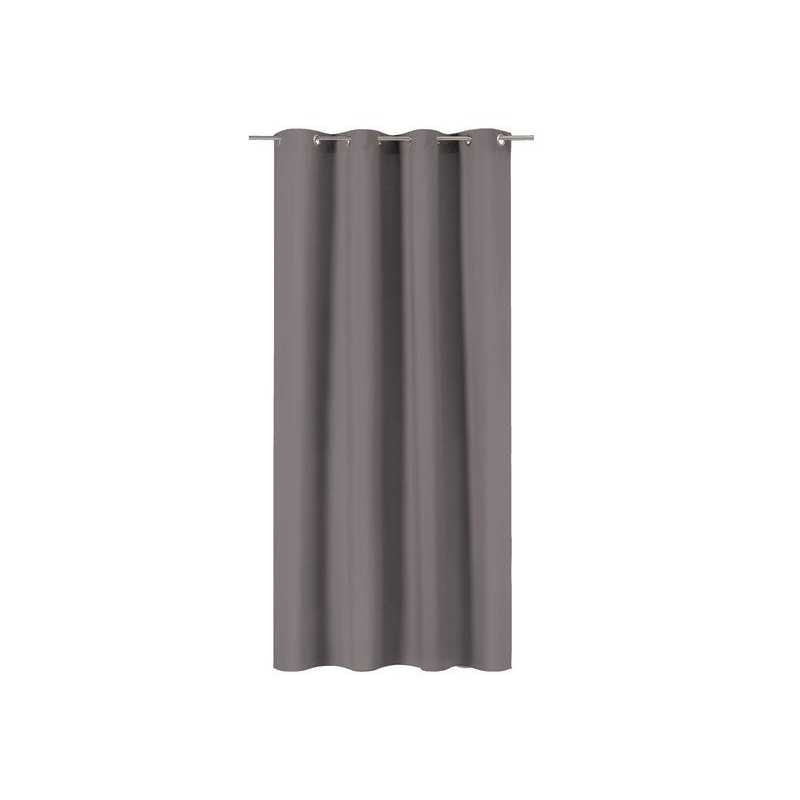 Rideau pharell gris 140 x 280 cm INSPIRE - Sanifer Tamatave