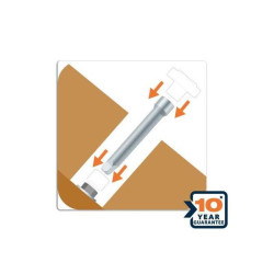  Rallonge en t chrome vanadium DEXTER, Diam.24 mm DEXTER - Sanifer Tamatave