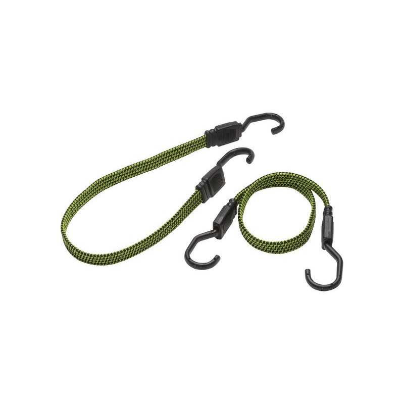  Lot de 2 sandows plats crochet métal plastifié l.0.6 m x l.18 mm Standers STANDERS - Sanifer Tamatave