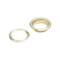 Lot de 25 oeillets de bâche laiton x l.14.5 x l.14.5 mm Standers STANDERS - Sanifer Tamatave