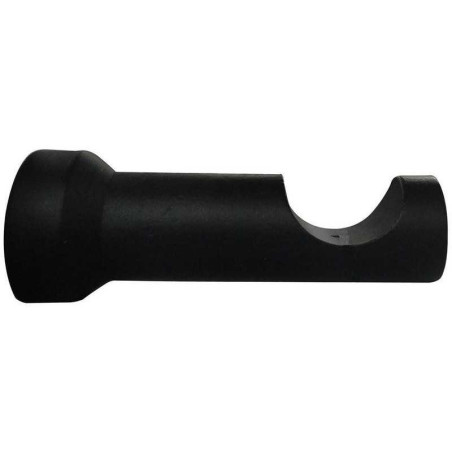  Support tringle à rideau Charme recup, 28 mm noir mat INSPIRE INSPIRE - Sanifer Tamatave