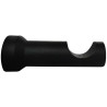  Support tringle à rideau Charme recup, 28 mm noir mat INSPIRE INSPIRE - Sanifer Tamatave