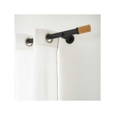  Tringle àrideau àcomposer charme recup noir mat diamètre  28 mm 250 cm  Inspire INSPIRE - Sanifer Tamatave