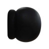  Lot de 2 embouts boule charme récup noir mat diamètre 28 mm INSPIRE - Sanifer Tamatave