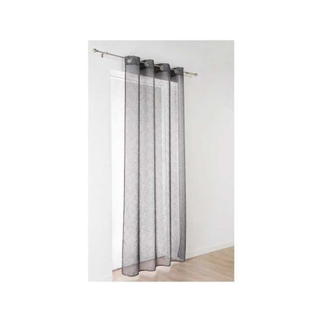 Voilage tamisant lium gris béton l 140 x h 240 cm Sans marque - Sanifer Tamatave
