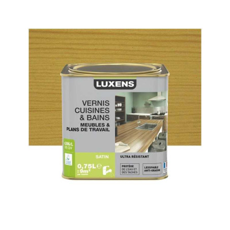  Vernis cuisine et bain vernis cuisine et bains luxens 0 75 l chêne clair LUXENS - Sanifer Tamatave