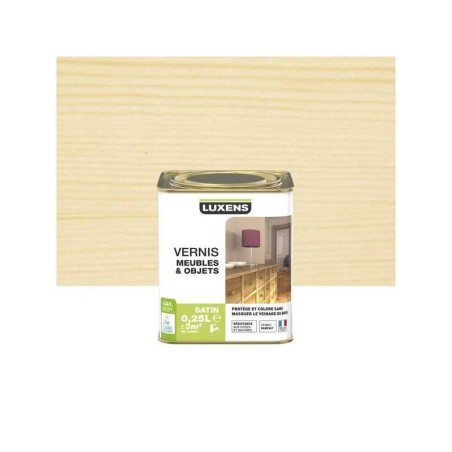  Vernis meuble et objets incolore satiné 0 25l LUXENS - Sanifer Tamatave
