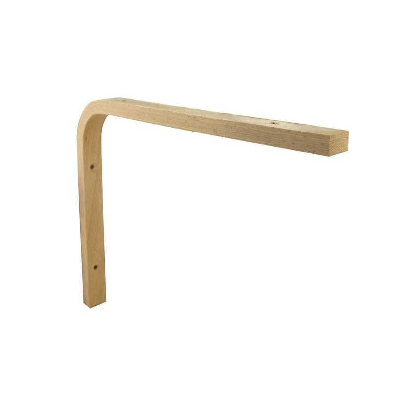  Equerre multiplis bois brut naturel h 20 x p 25 cm Sans marque - Sanifer Tamatave