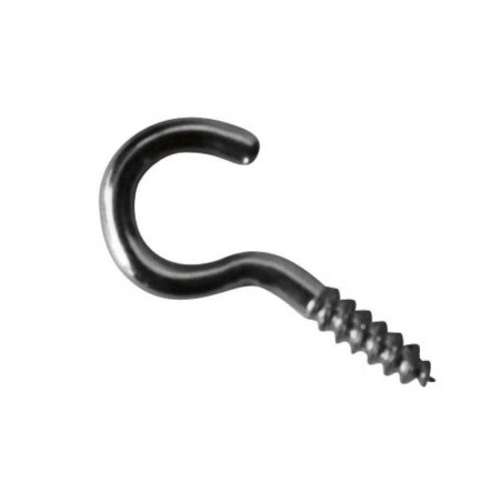  Lot de 4 crochets à visser inox diamètre 4 x l 30 mm STANDERS - Sanifer Tamatave