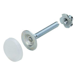  Lot de 2 vis de réglage écrou acier zingué l.60 mm Hettich HETTICH - Sanifer Tamatave