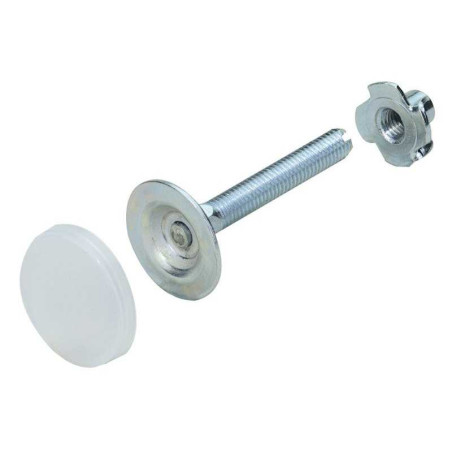  Lot de 2 vis de réglage écrou acier zingué l.60 mm Hettich HETTICH - Sanifer Tamatave