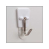  Lot de 3 crochets adhésif plastique pointe métal command blanc 0 225 kg COMMAND - Sanifer Tamatave