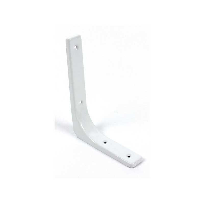 Equerre moderne acier epoxy blanc h 15 x p 20 cm Sans marque - Sanifer Tamatave