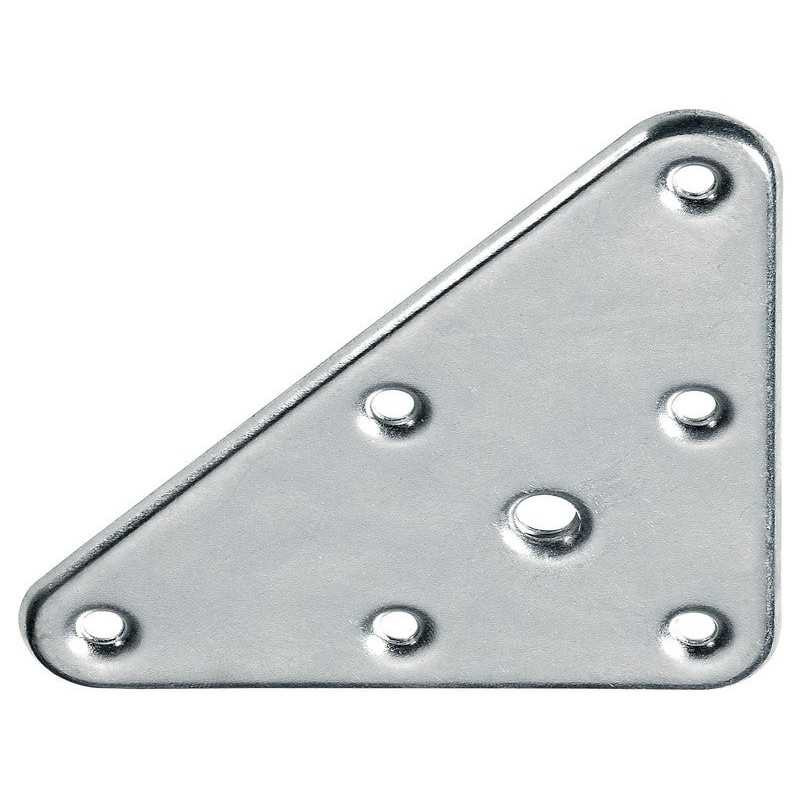  Plaque de montage triangulaire métal à visser h 120 x l 70 mm HETTICH - Sanifer Tamatave