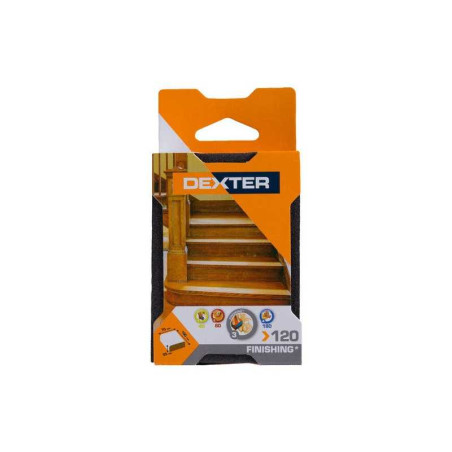  Eponge abrasive 100 x 70 mm grains 120 Dexter DEXTER - Sanifer Tamatave