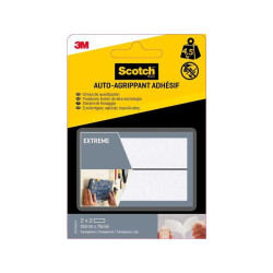  4 bandes auto-agrippantes transparent intérieur scotch l 7 6 x l 25 mm SCOTCH - Sanifer Tamatave