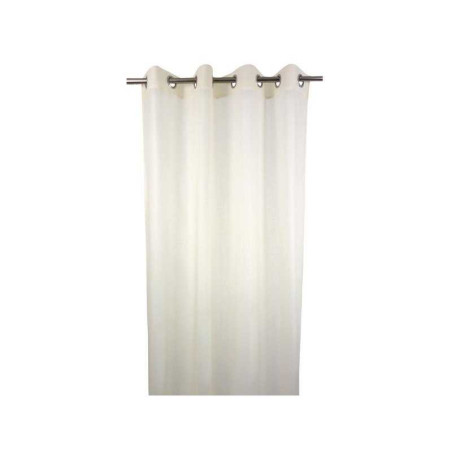 Voilage tamisant niagara blanc l 140 x h 260 cm Sans marque - Sanifer Tamatave