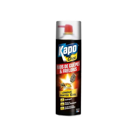  Insecticide aérosol guêpes et frelons KAPO, 500 ml NRS KAPO - Sanifer Tamatave