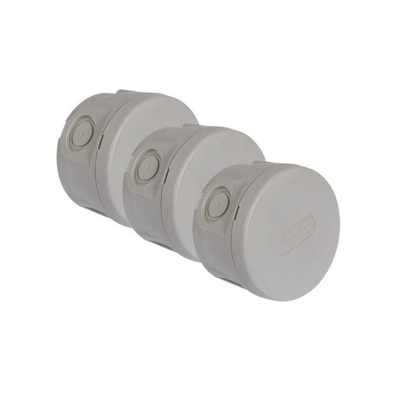  Lot de 3 boîtes de dérivation étanche en saille debflex 3 entrées DEBFLEX - Sanifer Tamatave