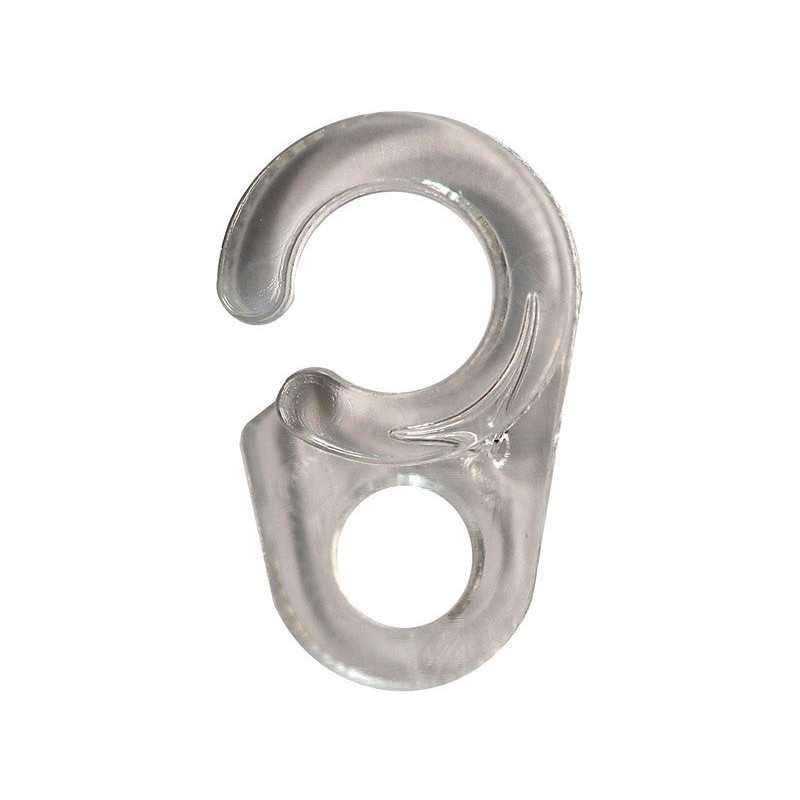  Agrafes de tringle à rideau design 20 mm plastique transparent INSPIRE - Sanifer Tamatave