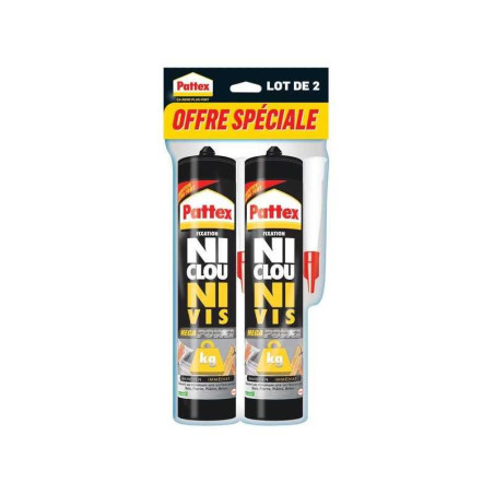  Colle mastic ni clou ni vis mega power pattex 740 g PATTEX - Sanifer Tamatave