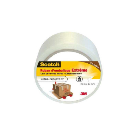  Adhésif scotch emballage une face multiusage l 25 m x l 48 mm transparent SCOTCH - Sanifer Tamatave