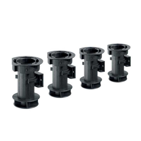  Lot de 4 pieds plastique à visser h 100 HETTICH - Sanifer Tamatave