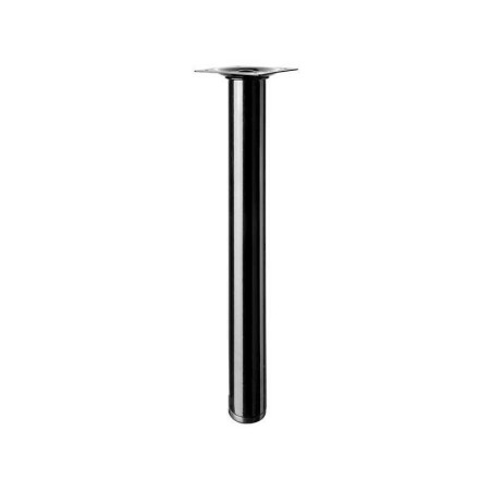  Pied de table basse cylindrique fixe acier époxy noir 30 cm HETTICH - Sanifer Tamatave