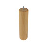  Pied de lit - sommier cylindrique fixe hã?âªtre vernis blanc 25 cm CIME - Sanifer Tamatave