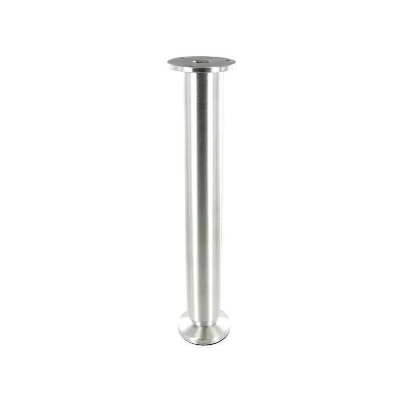  Pied lit - sommier cylindrique réglable aluminium brossé gris Sans marque - Sanifer Tamatave