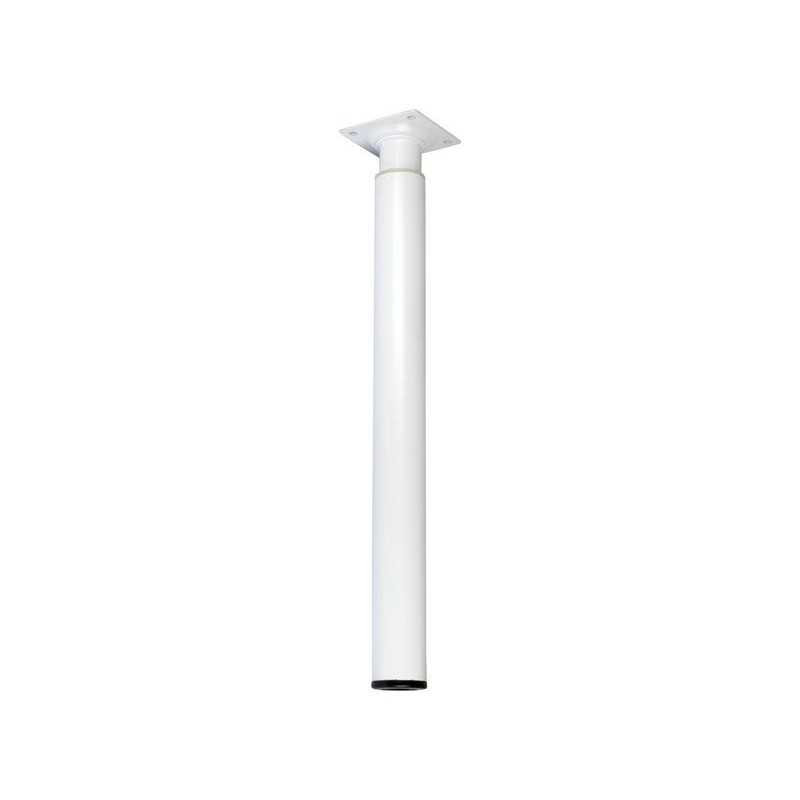  Pied de meuble cylindrique réglable en métal époxy blanc CIME - Sanifer Tamatave