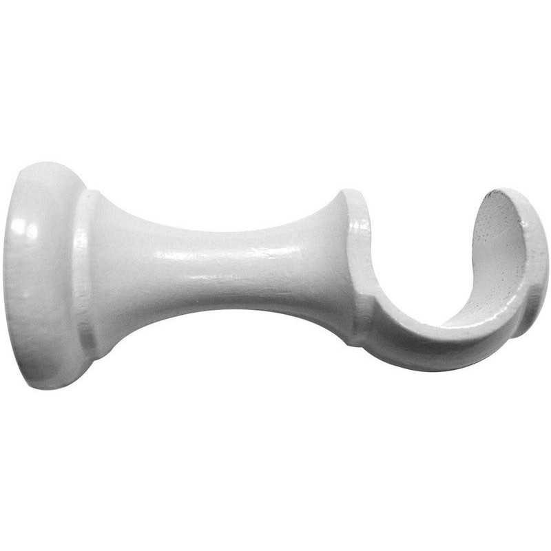  Support tringle à rideau 28 mm blanc satiné  Inspire INSPIRE - Sanifer Tamatave