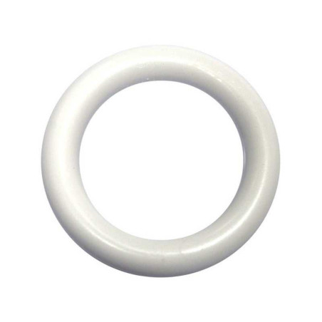  Anneaux pour tringle à rideau 28 mm en bois blanc INSPIRE - Sanifer Tamatave