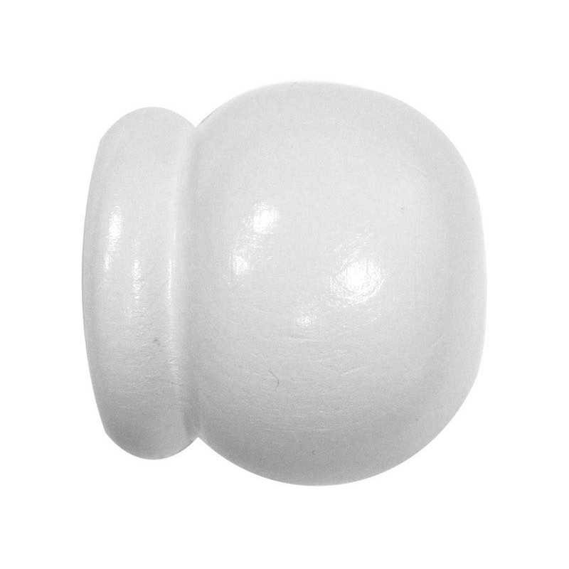  Lot de 2 embouts anglais  blanc satiné diamètre 35 mm Inspire INSPIRE - Sanifer Tamatave