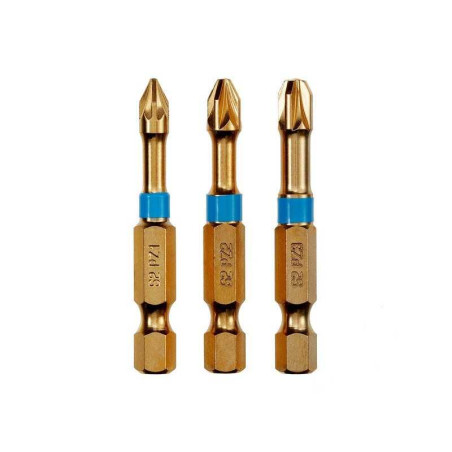  Lot de 3 embouts de vissage torsion pz1 pz2 pz3 50 mm pro Dexter DEXTER PRO - Sanifer Tamatave