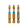  Lot de 3 embouts de vissage torsion pz1 pz2 pz3 50 mm pro Dexter DEXTER PRO - Sanifer Tamatave
